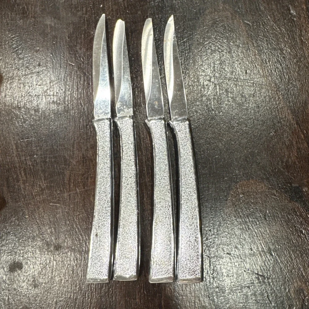 set of 4 carvel hall set of 4 knife set 3 of which tips are‎ broken